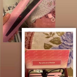 Beauty Creations Pink Hair Straightener / Curler